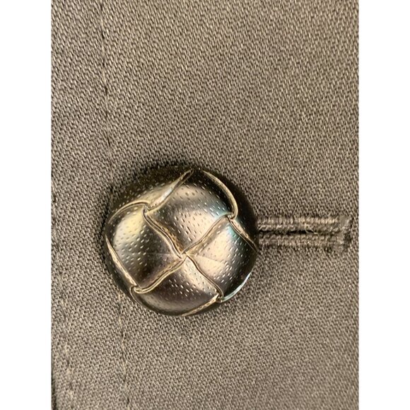 London Fog Mens Black Wool Blend Over Coat Faux Fur Collar Size 38S RJ10624 - Picture 5 of 9